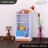 Regál Happy RN04 - bořek stavitel (Barva bílá)