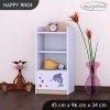 Regál Happy RN04 - delfín (Barva bílá)