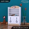 Regál Happy RN06 - velká loď (Barva bílá)