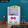 Regál Happy RN06 - dva květy (Barva bílá)