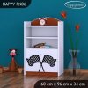 Regál Happy RN06 - ferrari (Barva bílá)