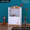 Regál Happy RN06 - hrající lokomotiva (Barva bílá)
