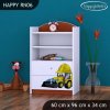Regál Happy RN06 - bagr (Barva bílá)