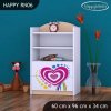 Regál Happy RN06 - pejsek se srdcem (Barva bílá)