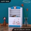 Regál Happy RN06 - medvídek v autě (Barva bílá)