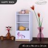Regál Happy RN04 - jednorožec (Barva bílá)