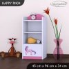 Regál Happy RN04 - jednorožec (Barva bílá)