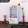 Regál Happy RN04 - jednorožec (Barva bílá)