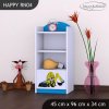 Regál Happy RN04 - bagr (Barva bílá)