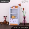 Regál Happy RN04 - bílá kočička (Barva bílá)