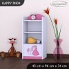 Regál Happy RN04 - princezna s koníkem (Barva bílá)