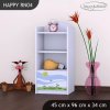Regál Happy RN04 - motýl s květinou (Barva bílá)