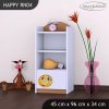Regál Happy RN04 - lokomotiva (Barva bílá)