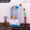 Regál Happy RN04 - medvídek se srdcem (Barva bílá)