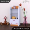 Regál Happy RN04 - medvídek se srdcem (Barva bílá)