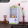 Regál Happy RN04 - monster toralei (Barva bílá)