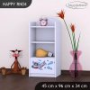 Regál Happy RN04 - letadlo (Barva bílá)