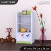 Regál Happy RN04 - sloník (Barva bílá)