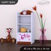 Regál Happy RN04 - padající srdce (Barva bílá)