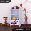 Regál Happy RN04 - super bolid (Barva bílá)