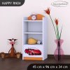 Regál Happy RN04 -  závod (Barva bílá)