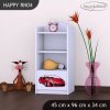 Regál Happy RN04 -  závod (Barva bílá)