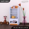 Regál Happy RN04 -  formule (Barva bílá)