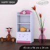 Regál Happy RN04 -  zamilovaný medvídek (Barva bílá)