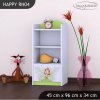 Regál Happy RN04 -  zelená čarodějka (Barva bílá)