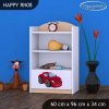 Regál Happy RN08 - pohádkové auto (Barva bílá)