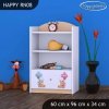 Regál Happy RN08 - medvídci s balónky (Barva bílá)