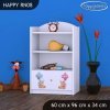 Regál Happy RN08 - medvídci s balónky (Barva bílá)