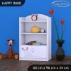 Regál Happy RN08 - bílá kočička (Barva bílá)