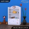 Regál Happy RN08 - kočička s květinou (Barva bílá)