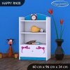 Regál Happy RN08 - medvídek s mašlí (Barva bílá)