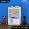 Regál Happy RN08 - modrý slon (Barva bílá)