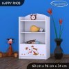 Regál Happy RN08 - pejsek a kočička (Barva bílá)