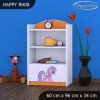 Regál Happy RN08 - růžový pony (Barva bílá)