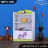 Regál Happy RN08 - růžový pony (Barva bílá)