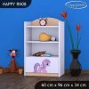 Regál Happy RN08 - růžový pony (Barva bílá)