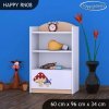 Regál Happy RN08 - růžový hříbeček (Barva bílá)