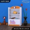 Regál Happy RN08 - růžový dráček (Barva bílá)