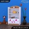 Regál Happy RN08 - srdíčka (Barva bílá)
