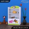 Regál Happy RN08 - veselý zvěřinec (Barva bílá)