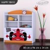 Regál Happy RN10 - auto s vlajkou (Barva bílá)
