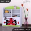 Regál Happy RN10 - auto s vlajkou (Barva bílá)