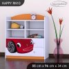 Regál Happy RN10 - pohádkové auto (Barva bílá)