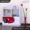 Regál Happy RN10 - pohádkové auto (Barva bílá)