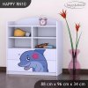 Regál Happy RN10 - delfín (Barva bílá)