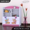 Regál Happy RN10 - medvídci s balónky (Barva bílá)